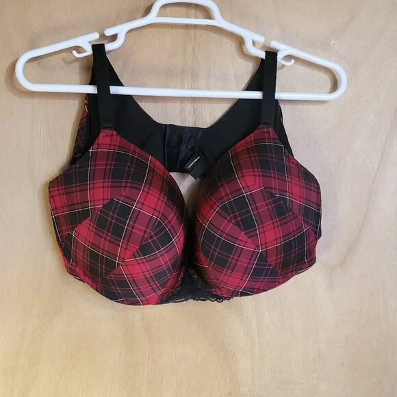 Torrid Curve 44DDD Bra Red Plaid - Picture 5 of 6